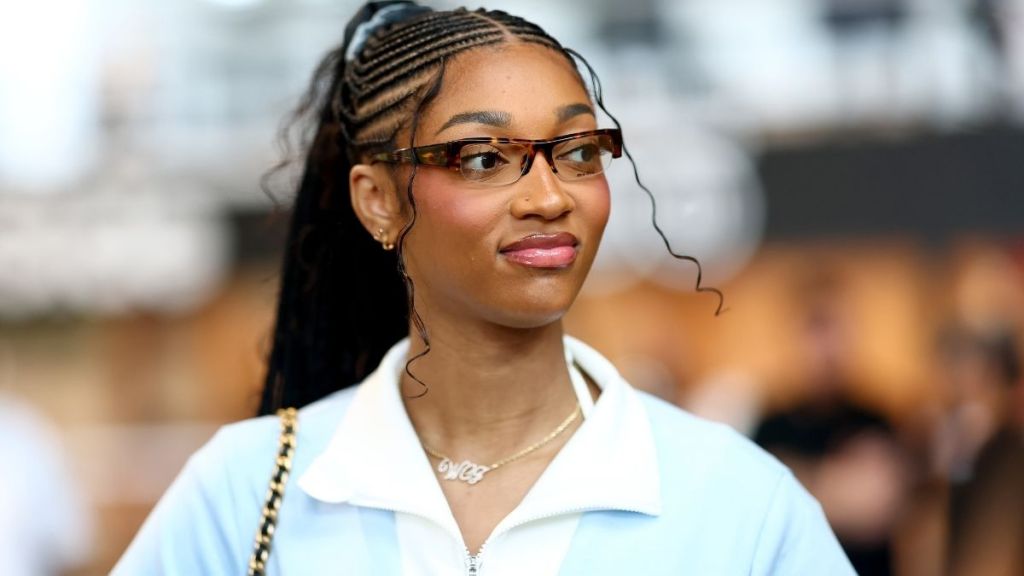 Angel Reese's Chanel Belt Is the Bling Her Micro Miniskirt Look Needed