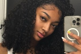 Angel Reese Poses in Bikini on Valentine's Day