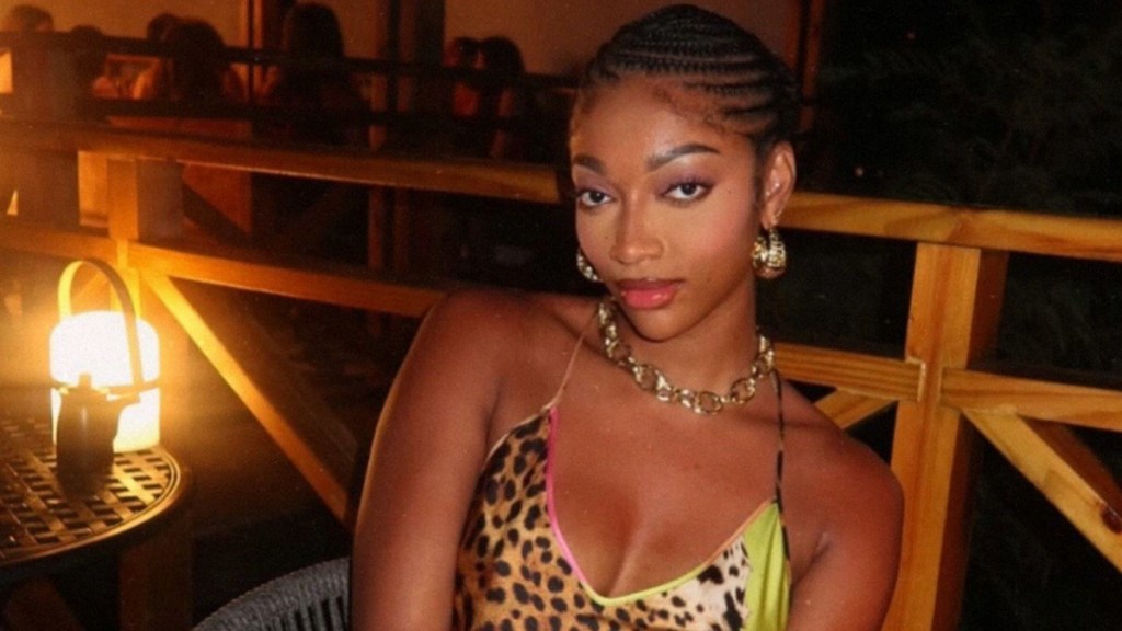 Angel Reese Goes Bold in Delicate Thin-Strap Dress Amid Rose BC Return