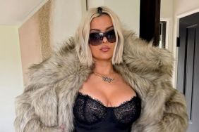 Bebe Rexha Makes a Statement in Lacy Top for NBA Game