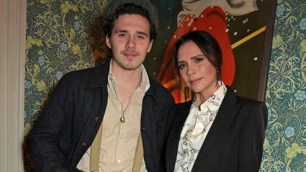 Brooklyn Beckham and Victoria Beckham