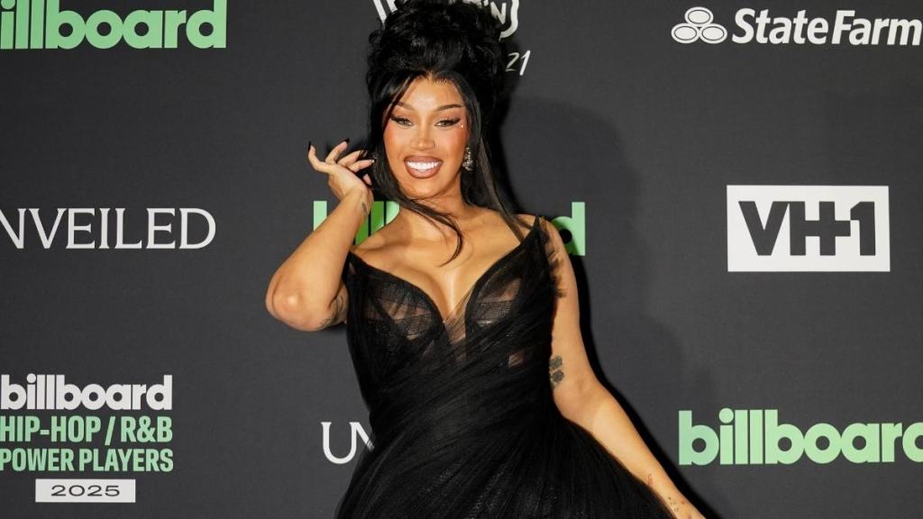 Cardi B Flaunts Tattoos in High-Slit Dress Amid Sold-Out Tour