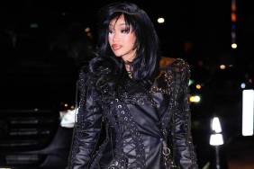 Cardi B's Sheer Minidress Look Takes Over Super Bowl Party