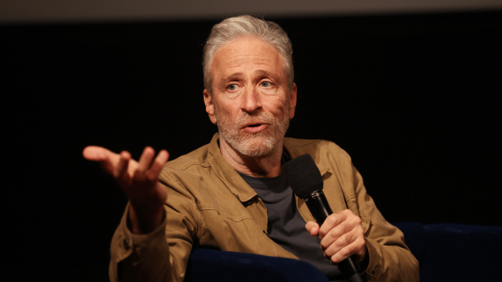 Jon Stewart Addresses Why He's in Epstein Files