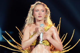 Zara Larsson Models a Completely Sheer Skirt for i-D Magazine