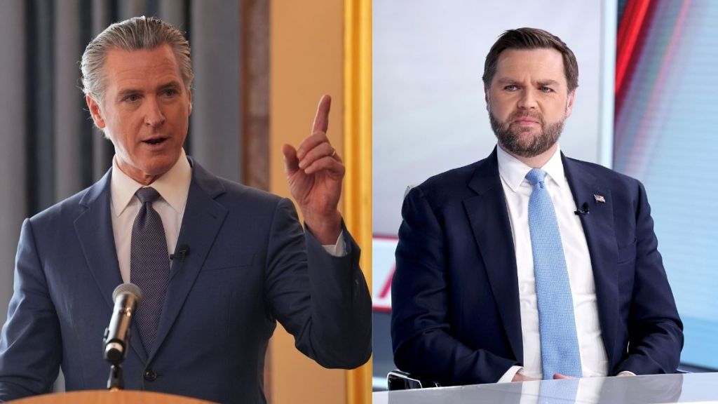 Gavin Newsom Says JD Vance 'Scares' Him More Than Donald Trump