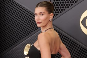 Hailey Bieber Turns Heads in Sculpted Strapless Dress for Rhode