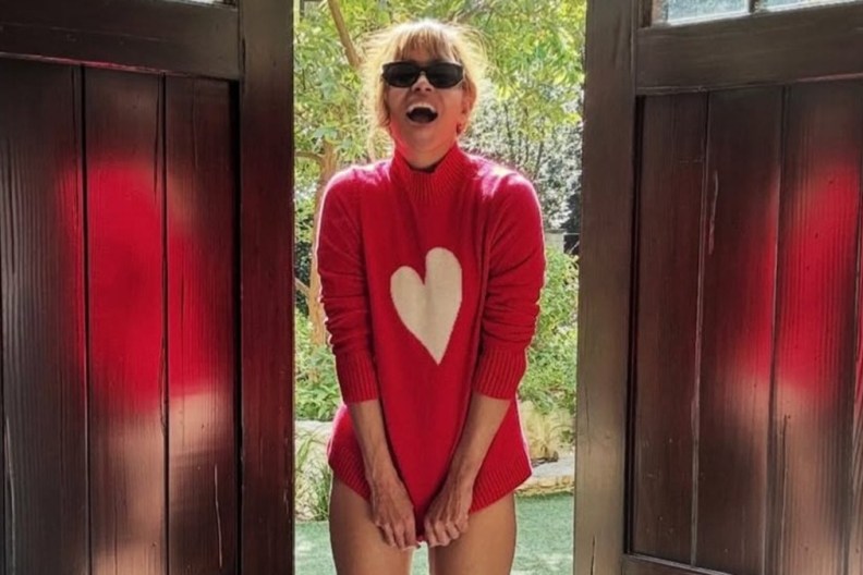 Halle Berry Wows in Red Mini-Dress While Promoting Crime 101