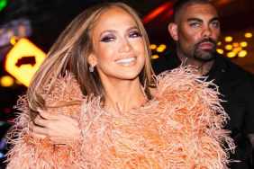Jennifer Lopez Shows Up in Bold Lacy Dress for Family Outing