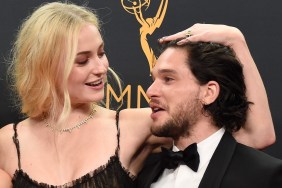 Kit Harington & Sophie Turner Gag After Kissing in New BTS Video