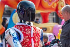 Robot at Chinese New Year