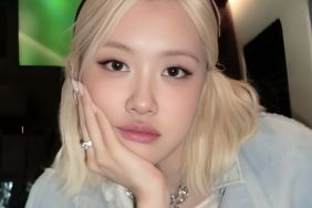 Rosé's mini skirt instagram