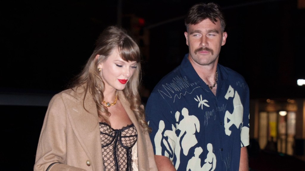 Travis Kelce Reacts to Taylor Swift's 'Opalite' Remix Chart Milestone