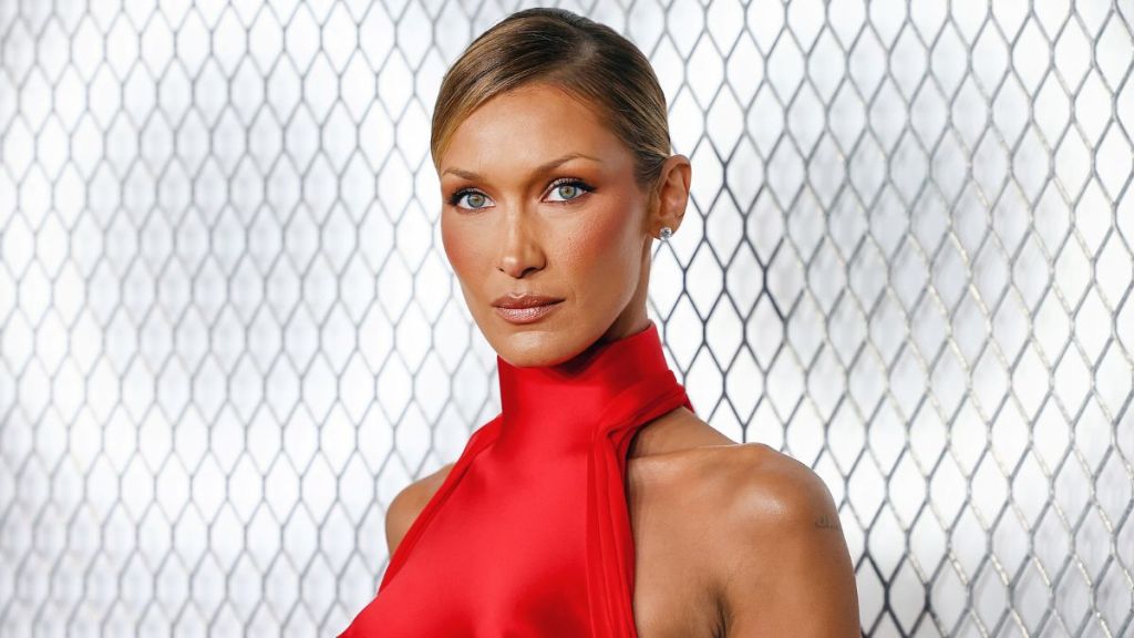 Bella Hadid's Halter Top Rests on a Single String Amid Romance Rumors