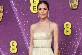 Rose Byrne Stuns at BAFTAs in Miu Miu Dress Held by 2 Thin Straps