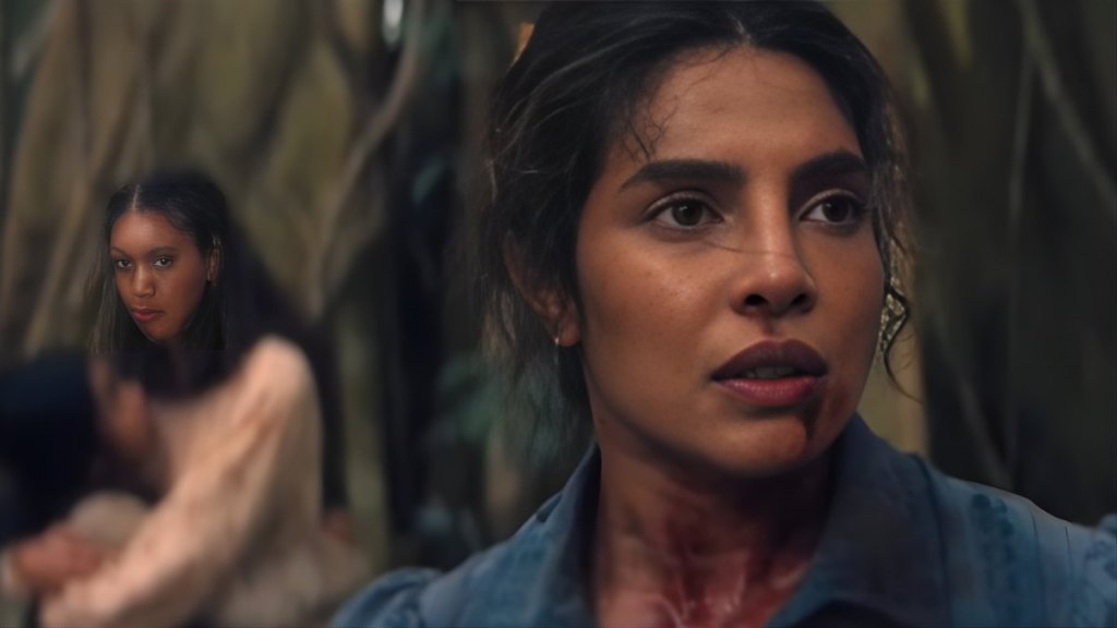 Karl Urban Hunts a Bloodied Priyanka Chopra Jonas in New Movie Clip