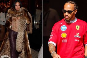Kim Kardashian & Lewis Hamilton Seemingly Hard Launch Romance at Super Bowl