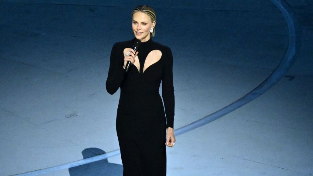 Charlize Theron’s Olympics Dress Has Super Bold & Unmissable Cutouts