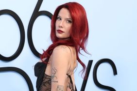 Halsey Debuts a Cut-Out Lacy Dress at 56 Days Premiere