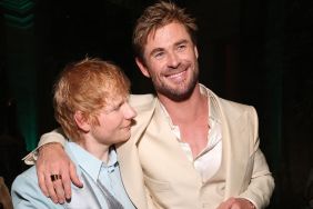 Chris Hemsworth Has a Cheeky Arm-Wrestling Match With Ed Sheeran