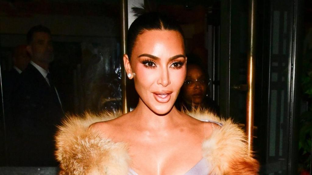 Kim Kardashian Looks Back at Sheer Catsuit Look Amid Romance Rumors