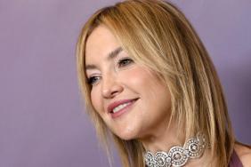 Kate Hudson Wears Blue Bikini While Cooking in Kitchen