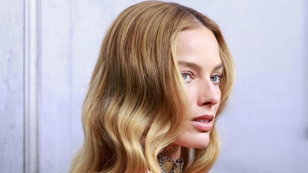 Margot Robbie Wore Sheer Dress With Skull Print for Vogue Event