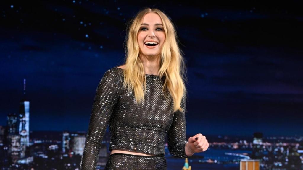 Sophie Turner Marks 30th Birthday With Stringy Micro Minidress Look