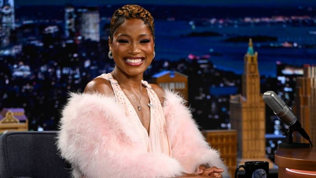 Keke Palmer's Dior Minidress Is Very Bold for Jimmy Fallon Show