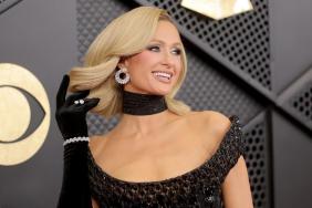 Paris Hilton Commands Attention in Sleek Strapless Dress With Dramatic Slit