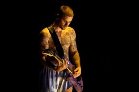 Justin Bieber’s Shirtless Boxers Grammys Look Was Last-Minute & Unplanned