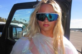 Zara Larsson Reveals a Completely Sheer Look in BTS Shots