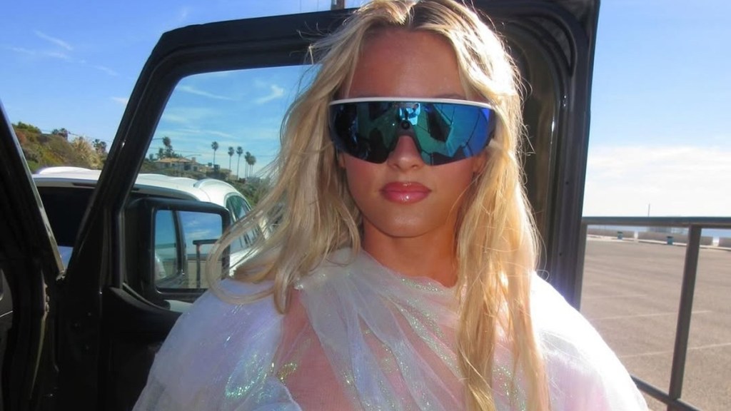 Zara Larsson Reveals a Completely Sheer Look in BTS Shots