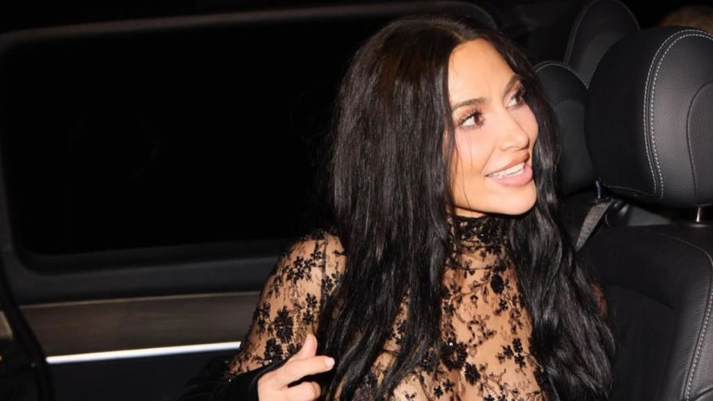 Kim Kardashian Steps Out in a Completely Sheer Look Amid Dating Rumors