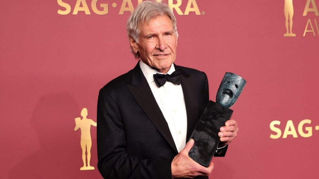 Harrison Ford Says He's at His Career's 'Half Point' After Lifetime Award