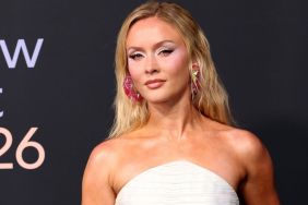 Zara Larsson’s Bikini Top Is Sparkly With Charms Hanging From It at Show