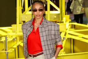Lori Harvey's Skirt Comes With Daringly High Slit for PFW