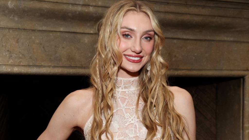 Cameron Brink’s See-Through Skirt Gets a Bold Halter Top Twist for Aveeno