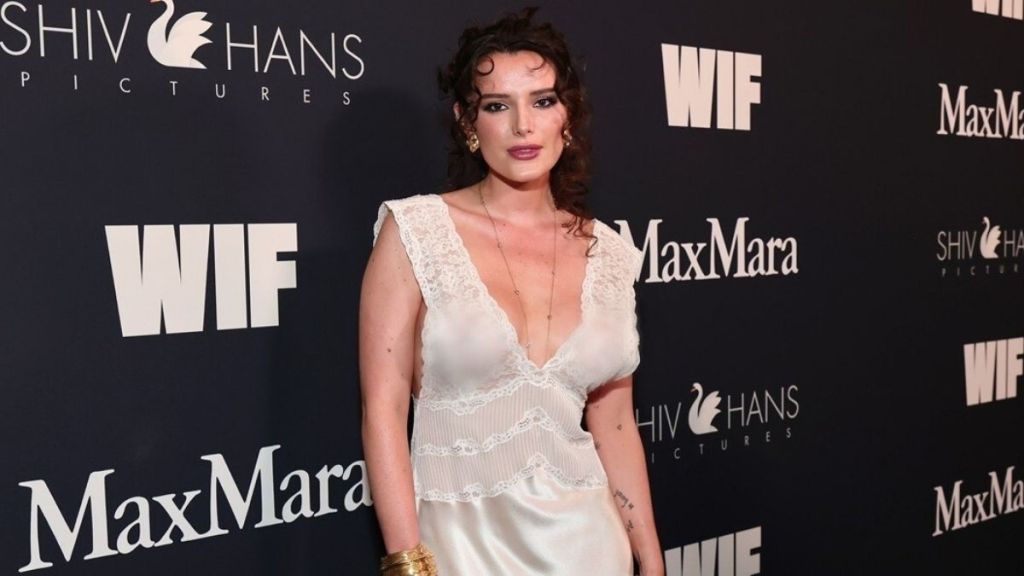 Bella Thorne’s Fully Sheer Dress Is Lacy Like Never Before for Event