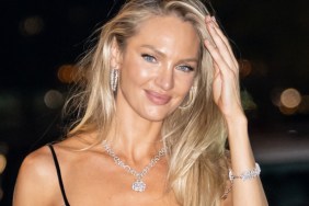Candice Swanepoel Wows in Detailed Lace Bikini for Victoria’s Secret