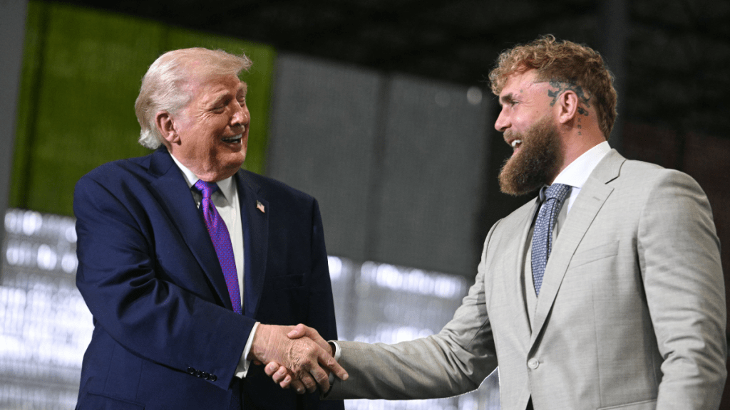Jake Paul's Awkward Wardrobe Malfunction During Donald Trump Meet Goes Viral