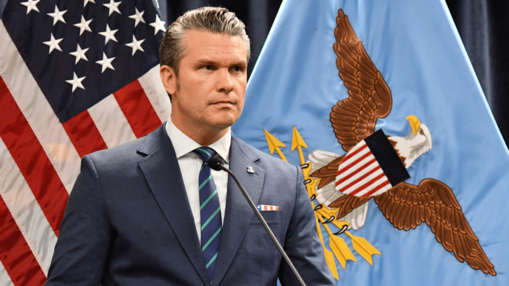 Pete Hegseth Wasn't Chewing Gum During Major Ceremony, Pentagon Says