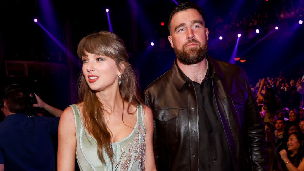Travis Kelce & Taylor Swift Attend Their First iHeartRadio Music Awards Together