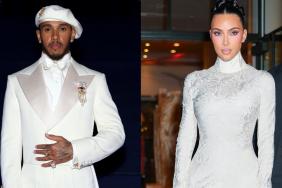 Lewis Hamilton Has Cheeky Reaction to Kim Kardashian's Oscar Look