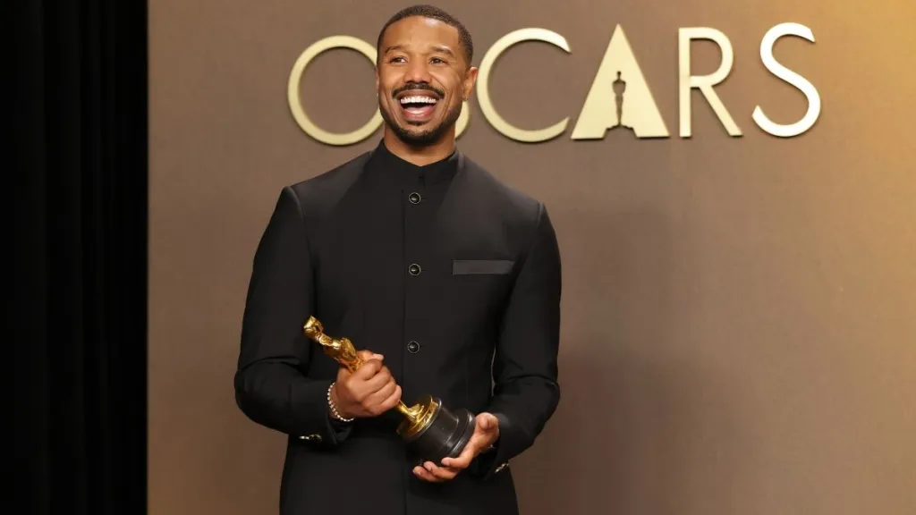 Michael B. Jordan Hits up Burger Joint Post First Oscar Win in Viral Clip