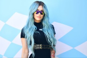 Megan Fox Makes Instagram Return in Bold Corset Top & Sheer Tights