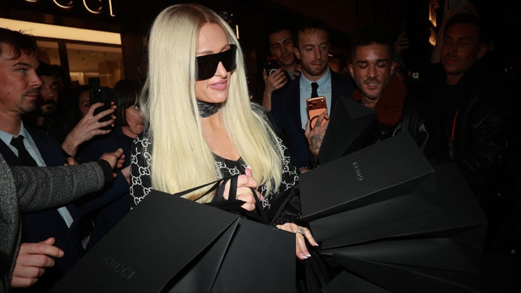 Paris Hilton Goes Completely Sheer to Promote Her Parívie Brand