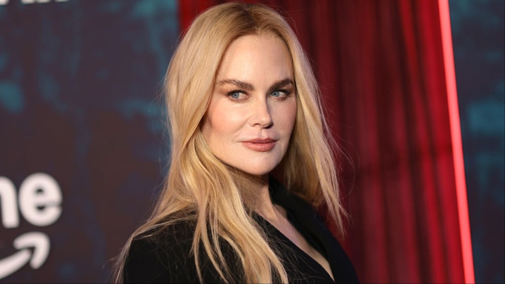 Nicole Kidman Pairs Bikini Bottoms With Sheer Tights for Variety Shoot
