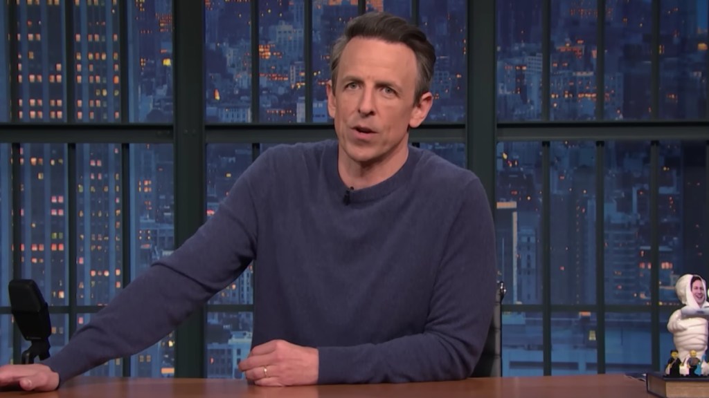 Seth Meyers Mocks Donald Trump for Walking Back NATO Comments