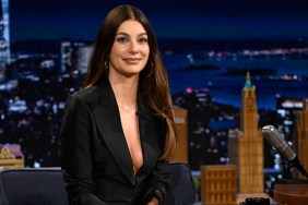 Camila Morrone Models Gucci Blazer as Bold Top for Jimmy Fallon Show